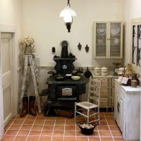 キッチンストーブのある風景5