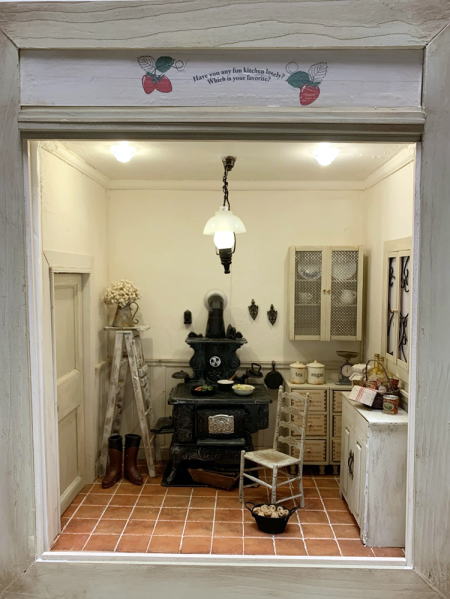 キッチンストーブのある風景